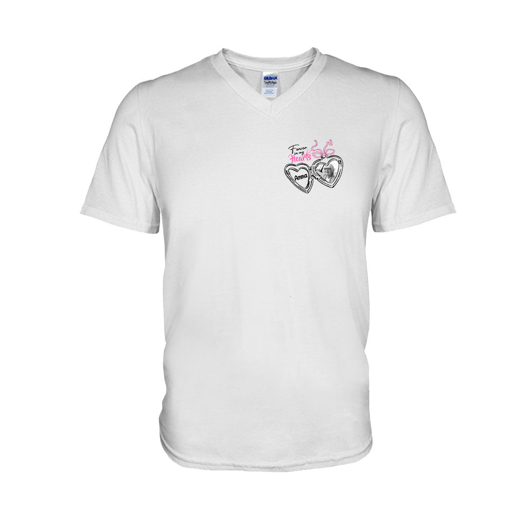 Forever In My Heart - Personalized Memorial T-shirt And Hoodie