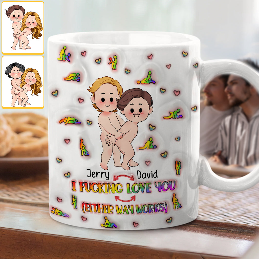 Je t'aime - Mug personnalisé de soutien LGBT