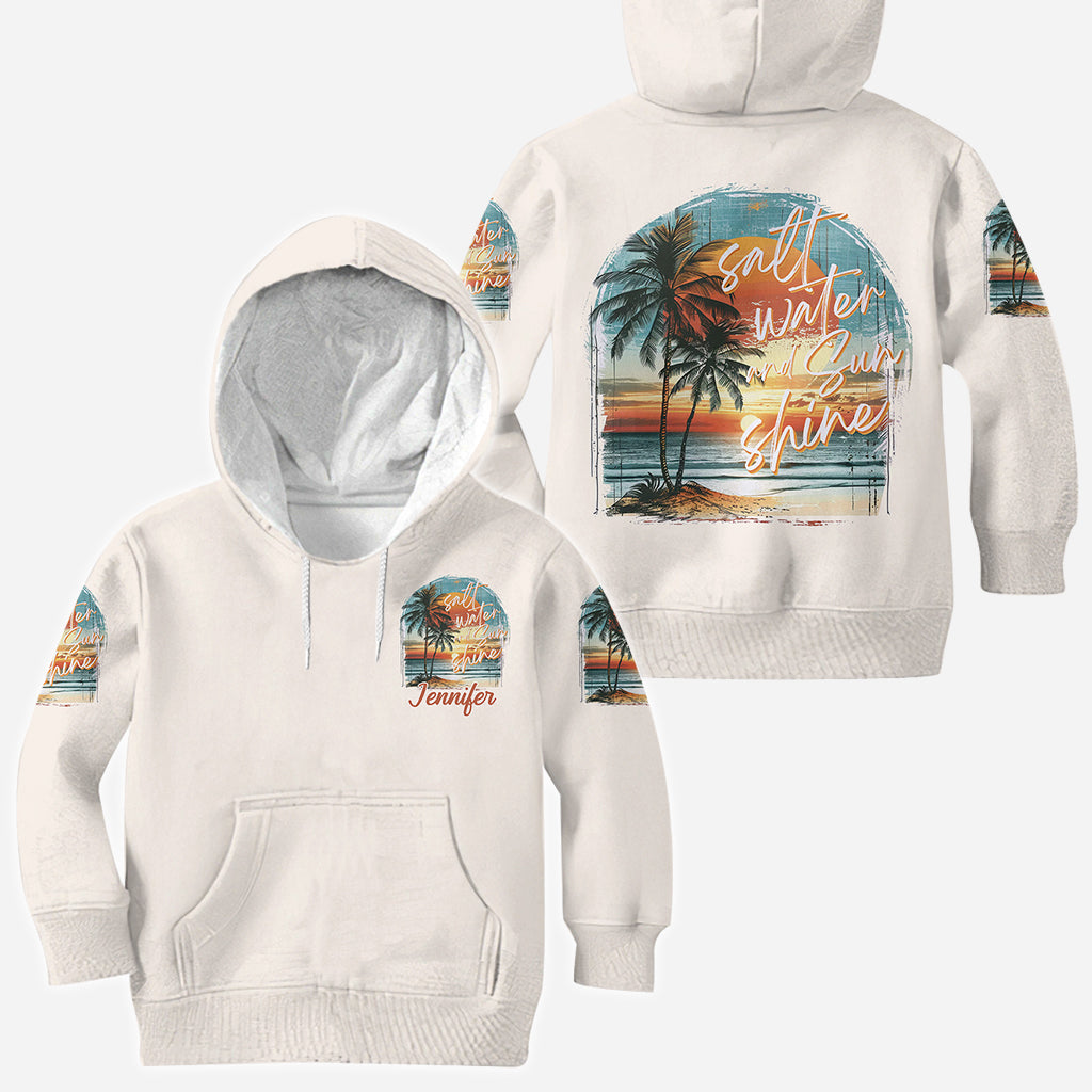 T-shirt personnalisé « Salt Water Sunshine » pour amoureux de la mer