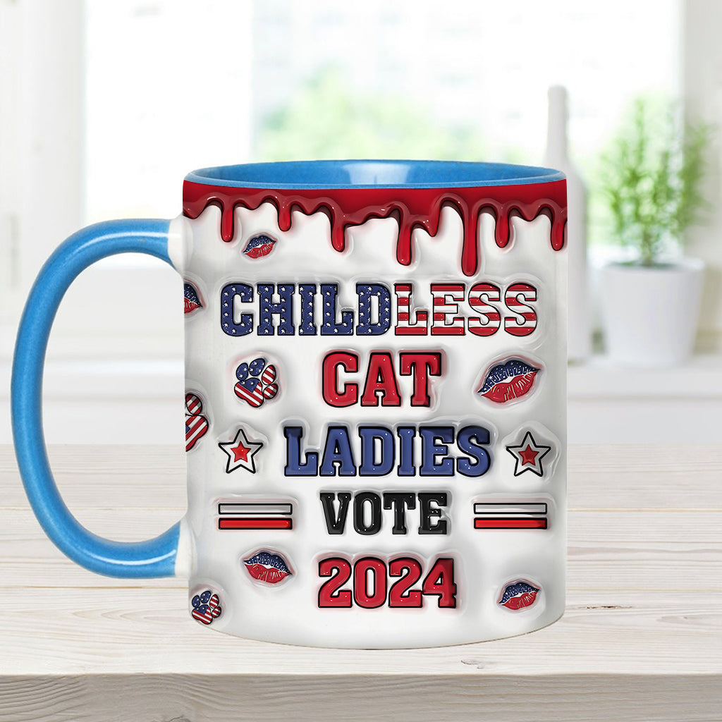 Childless Cat Ladies - Personalized Cat Accent Mug