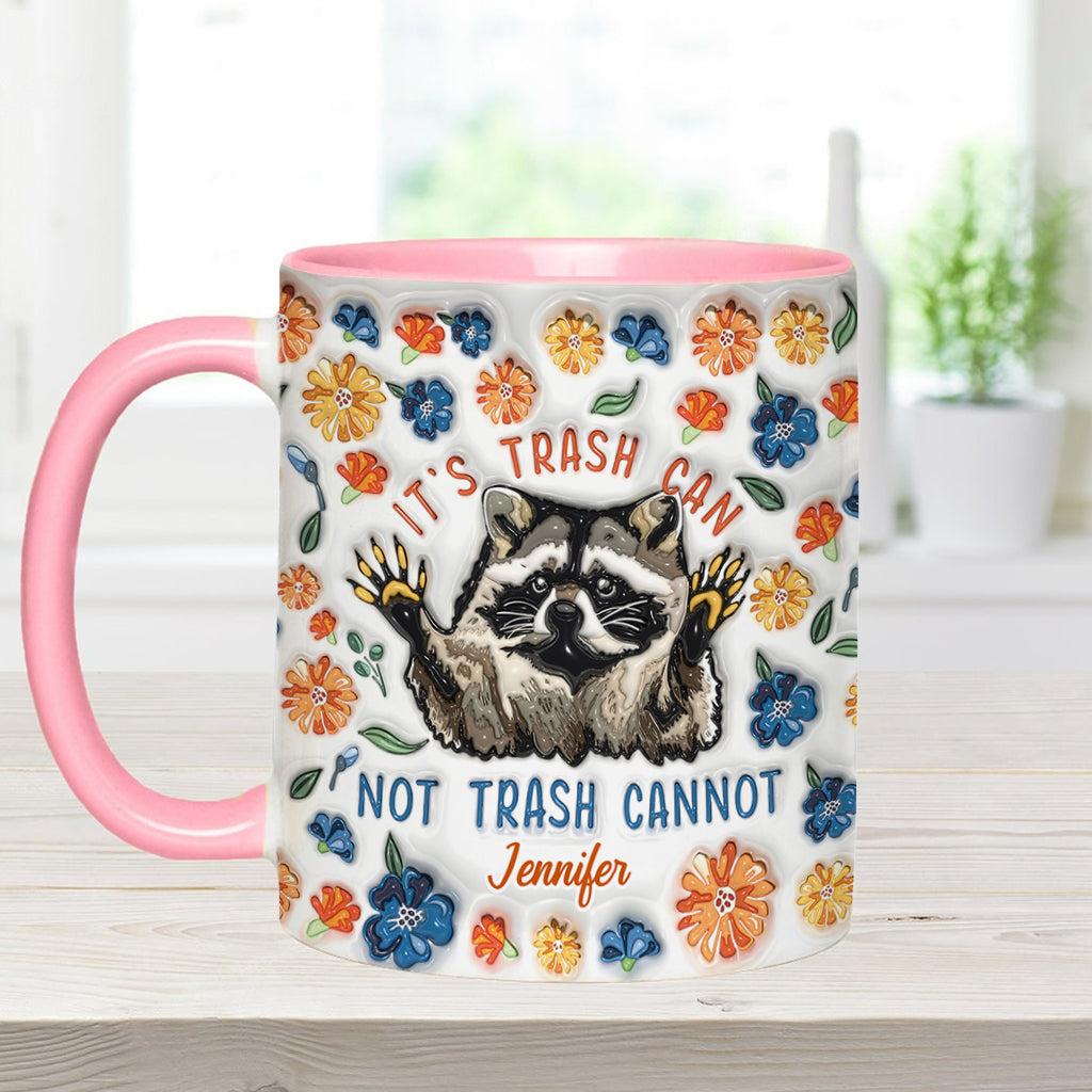 Funny Motivation Raccoon - Personalized Raccoon Accent Mug