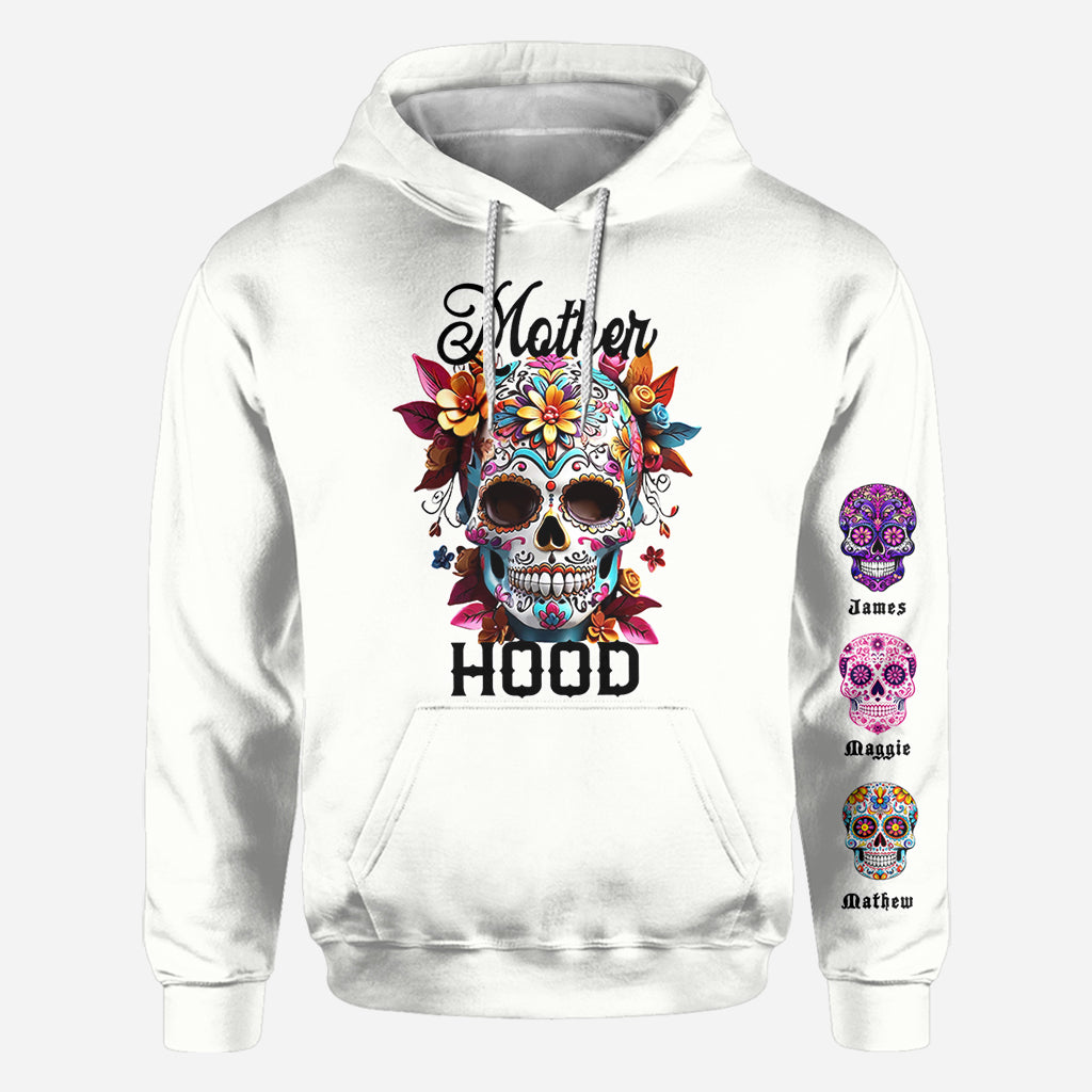 Spooky Mama - Personalized Skull All Over Shirt