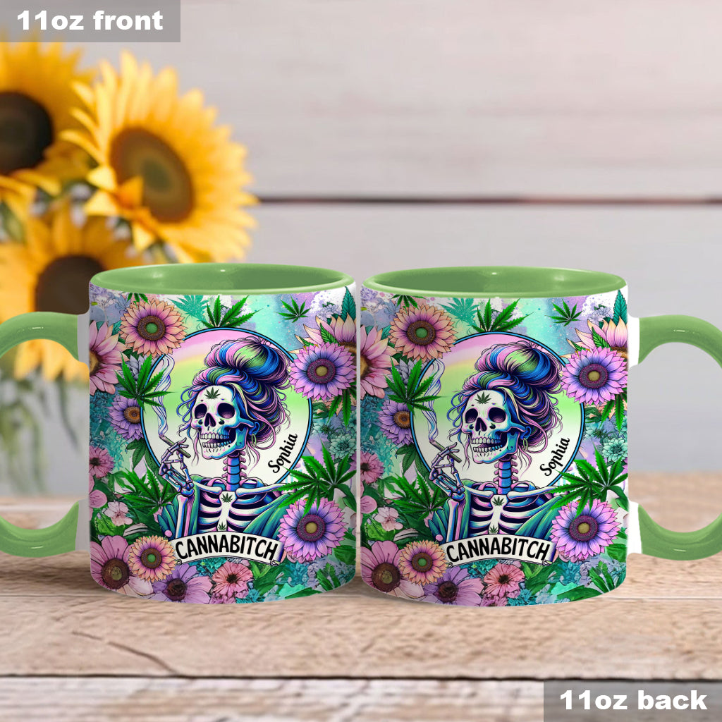Mug personnalisé Cannabitch - Thème cannabis
