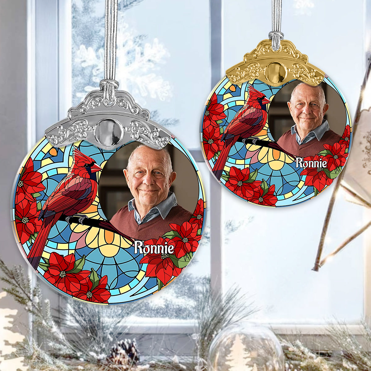 Tu nous manques - Ornement commémoratif vintage personnalisé