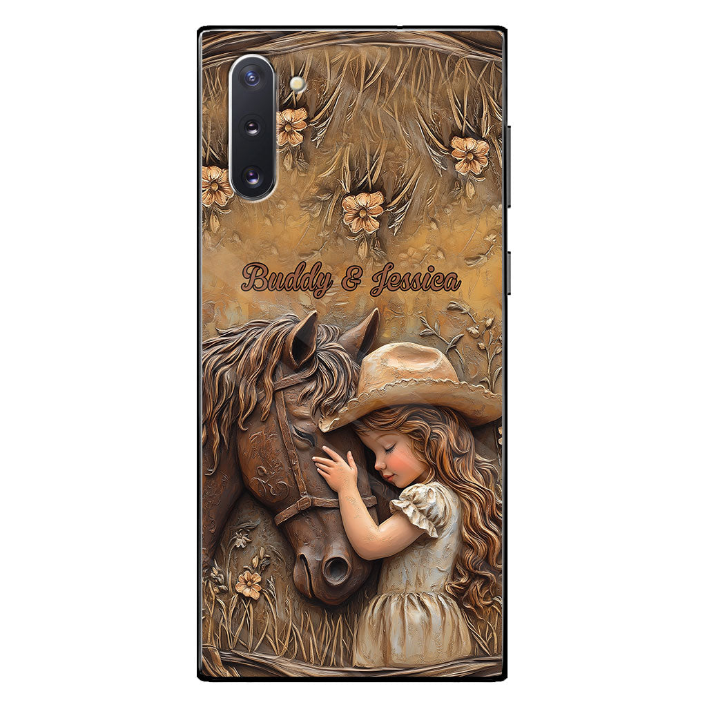 Just A Girl Who Loves Horse - Personalized Horse Clear Phone Case