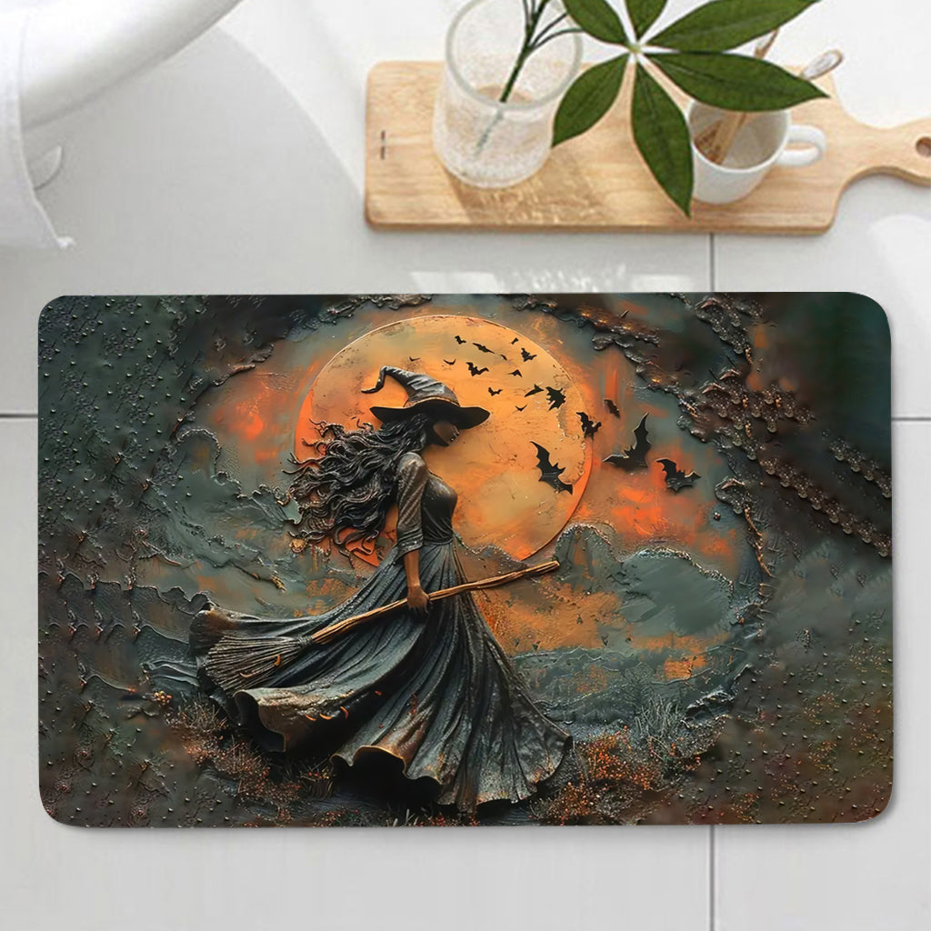 Ensemble rideau et tapis de bain sorcière magnifique