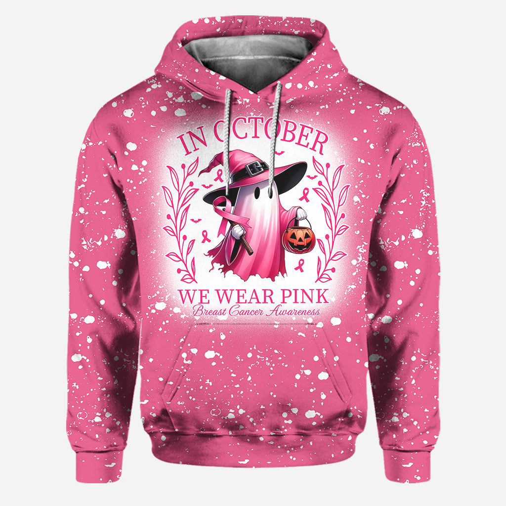 En octobre, nous portons du rose pour sensibiliser au cancer du sein : sweat à capuche et legging
