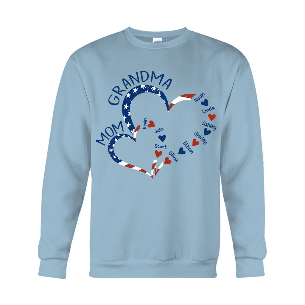 D'abord maman, maintenant grand-mère - T-shirt et sweat à capuche personnalisés pour grand-mère