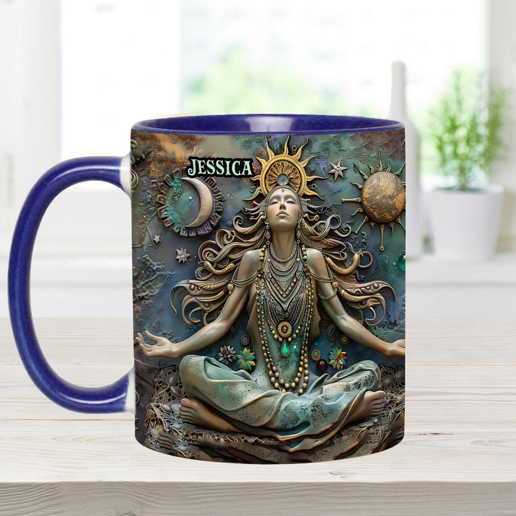 I'm Not Sugar And Spice - Personalized Yoga Accent Mug