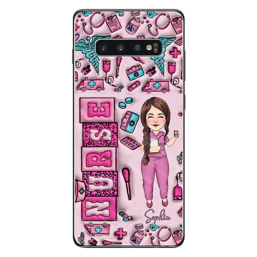 Nurse Life - Personalized Nurse Clear Phone Case