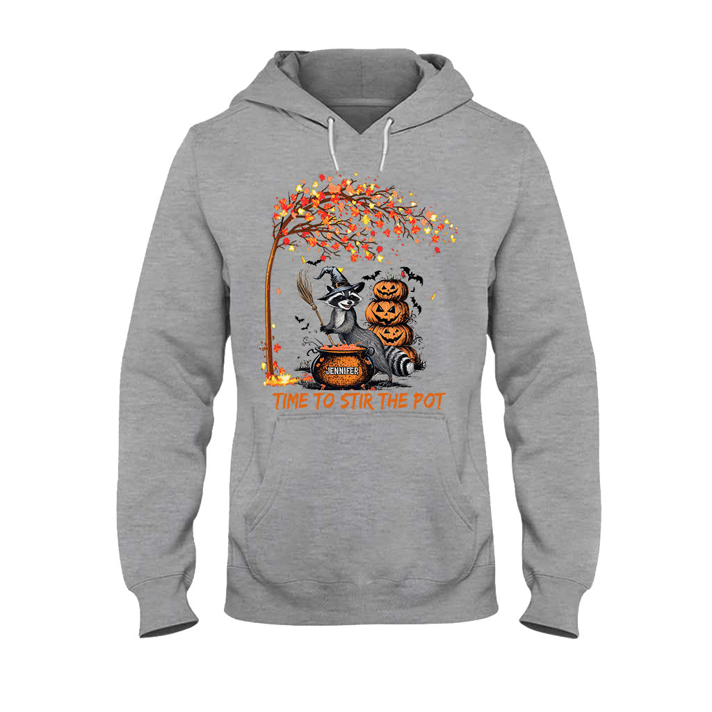 Il est temps de préparer une potion de sorcière - T-shirt et sweat à capuche personnalisés avec raton laveur