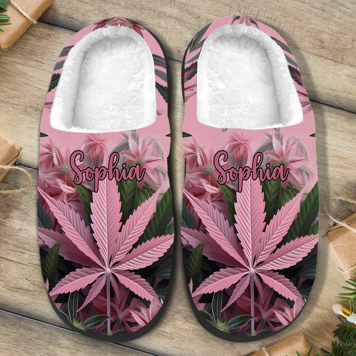 Free Your Mind - Personalized Weed Slippers