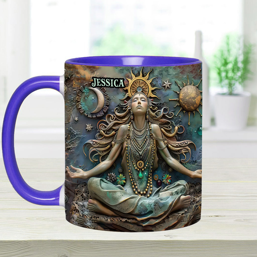 I'm Not Sugar And Spice - Personalized Yoga Accent Mug