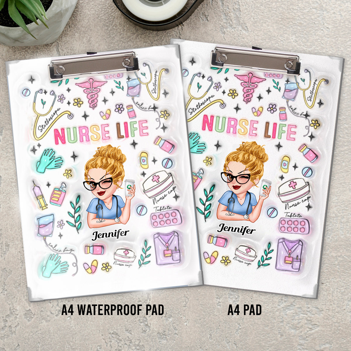 Nurse Life - Personalized Nurse Clipboard