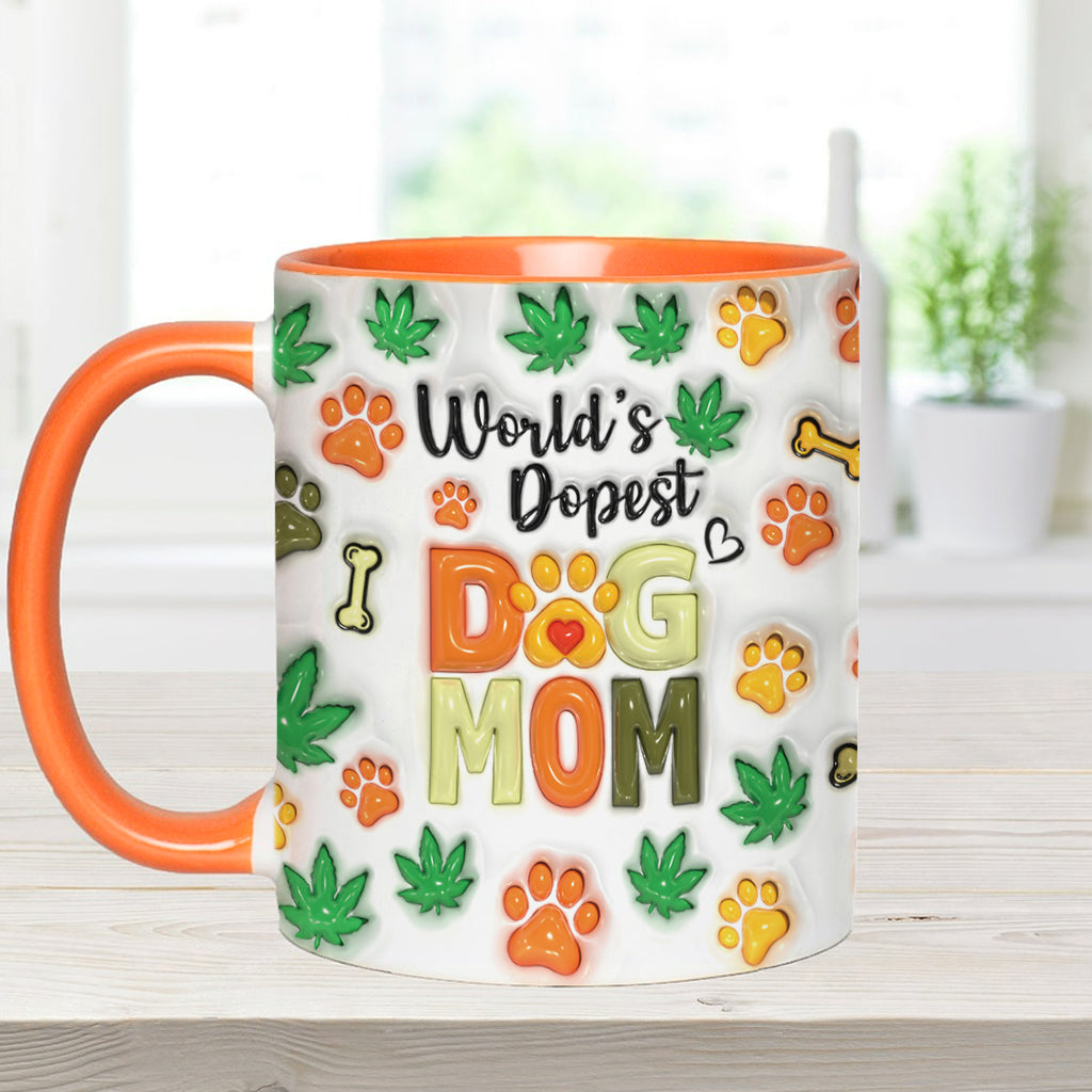 World's Dopest Pet Parent - Personalized Weed Accent Mug