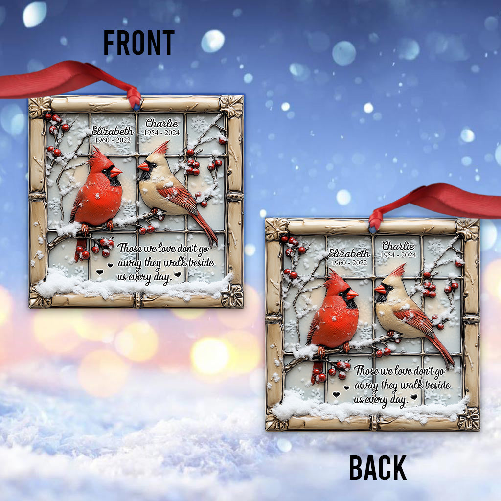 They Fly Beside Us Everyday - Personalized Memorial Ornament