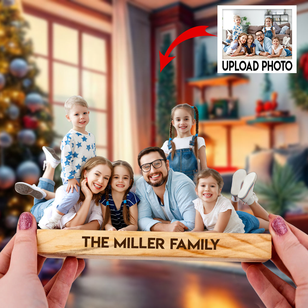 Custom Any Photo Plauqe - Personalized Family Custom Photo Plaque