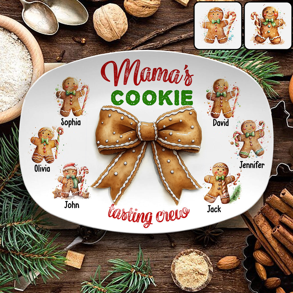 Grandma's Cookie Tasting Crew - Personalized Mother Plate