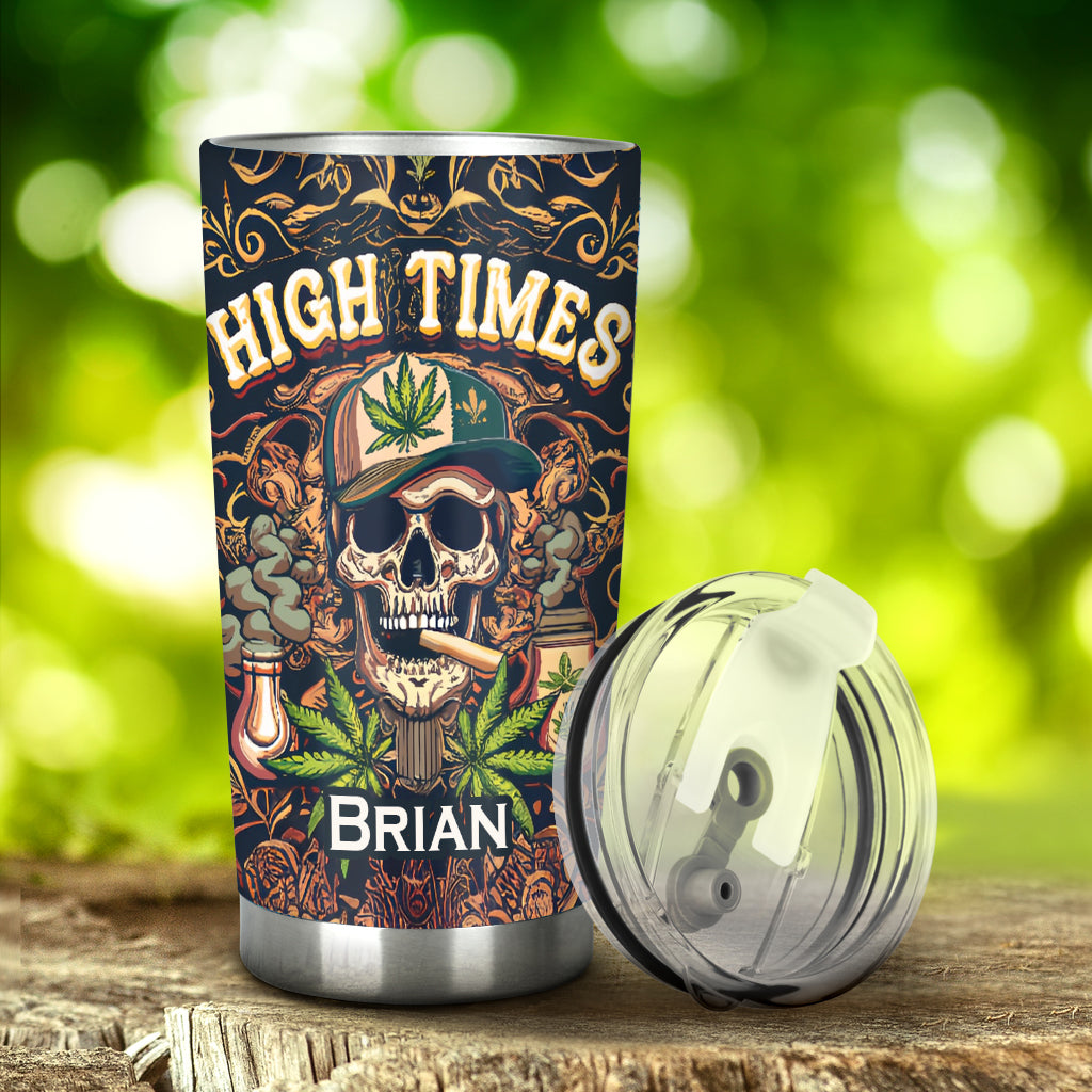 Gobelet isotherme personnalisé High Times Skull 420