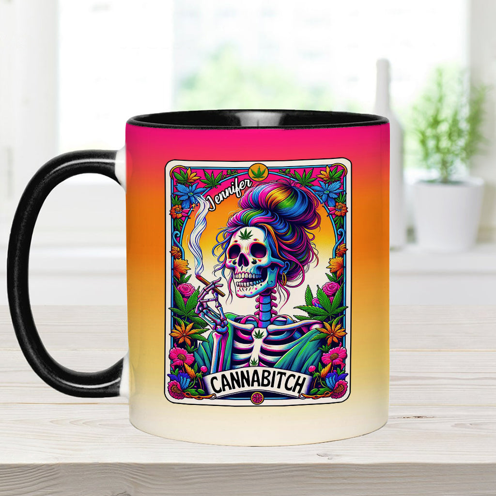 Cannab*tch - Personalized Weed Accent Mug