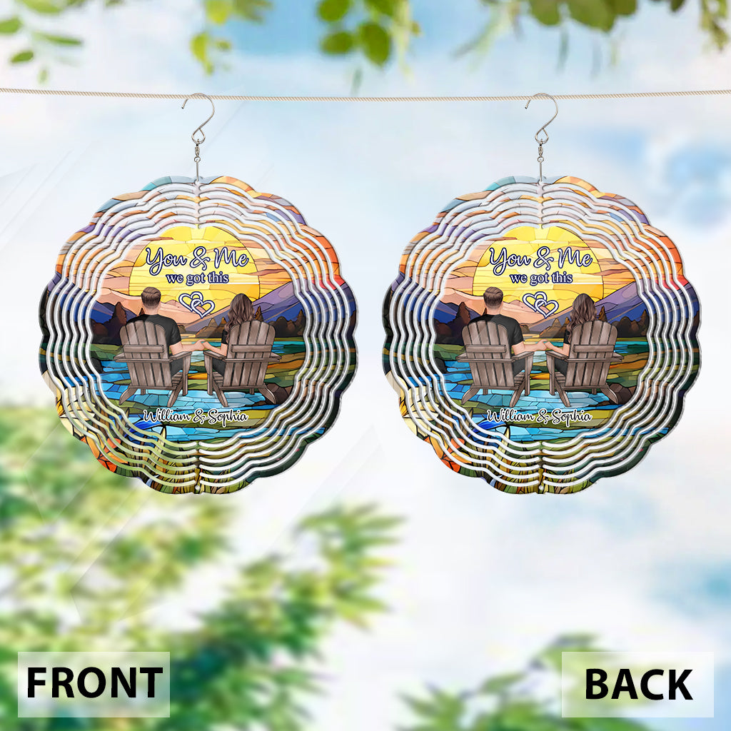 Toi et moi, on gère ! - Girouette personnalisée pour couple