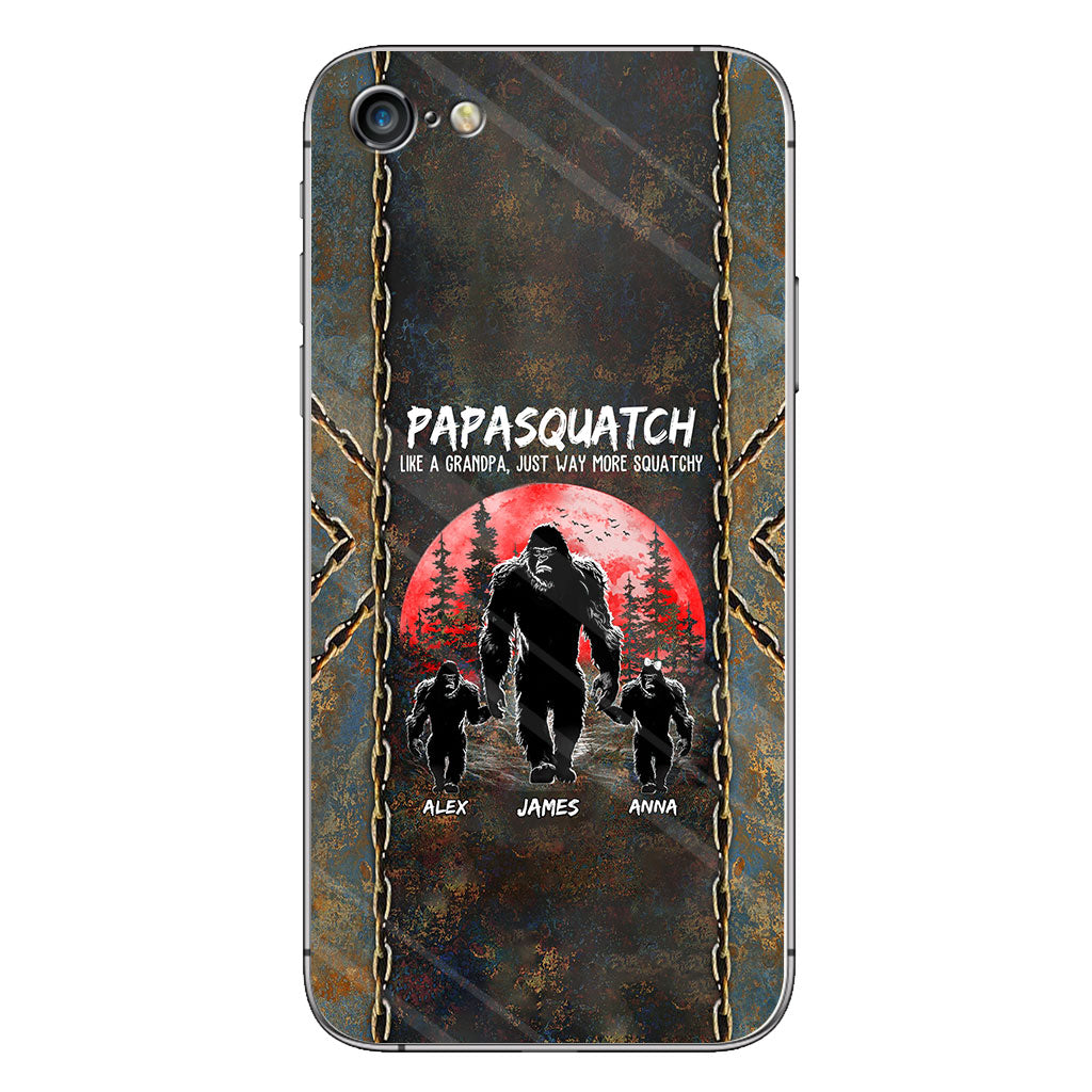 Grandpasquatch - Coque de téléphone personnalisée pour papa