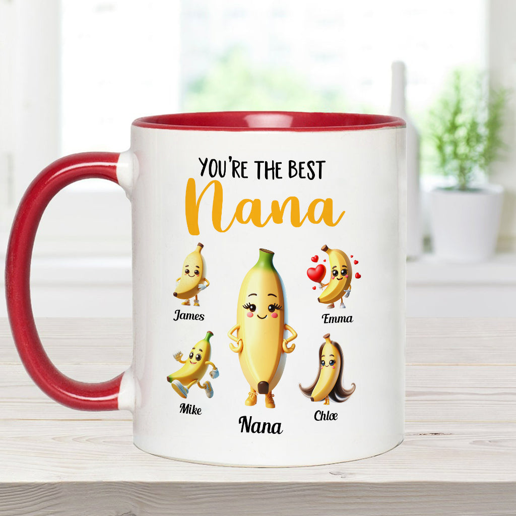 Meilleure grand-mère du monde - Mug personnalisé « Grand-mère »