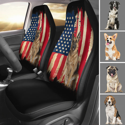 Puppy Flag - Personalized Dog Seat Covers