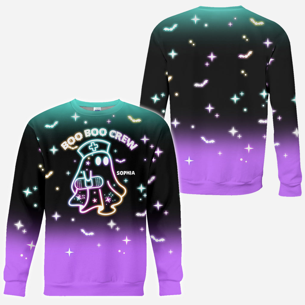 Boo Boo Crew - Chemise personnalisée intégrale pour infirmière