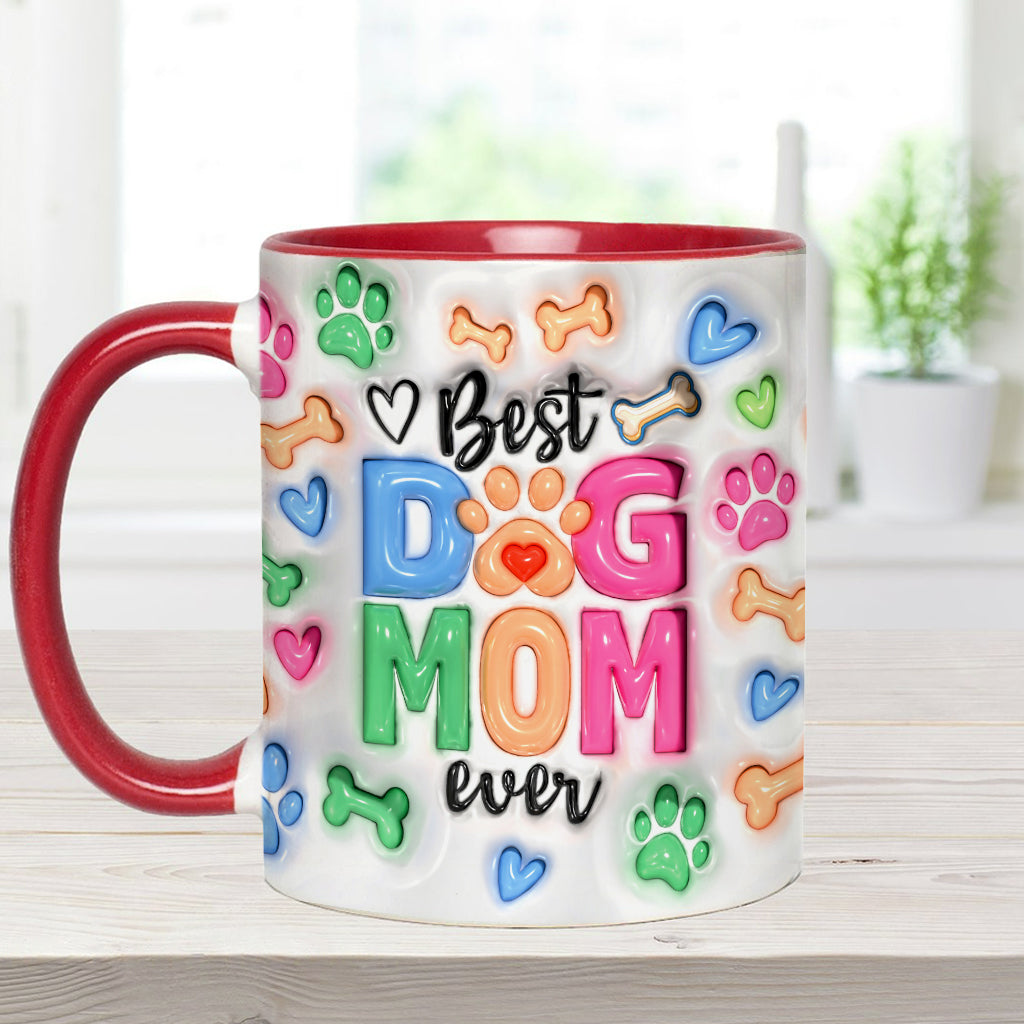 Vie de maman de chien - Mug personnalisé avec motif chien