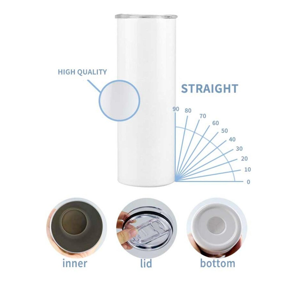 Fais des bêtises et découvre-le - Gobelet isotherme personnalisé à tête de mort lumineuse