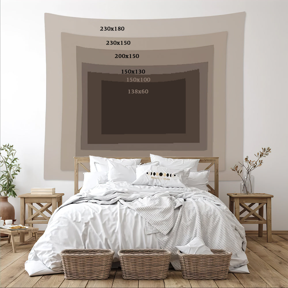 Fais des bêtises et découvre ce qui t'attend - Tapisserie murale personnalisée en forme de crâne