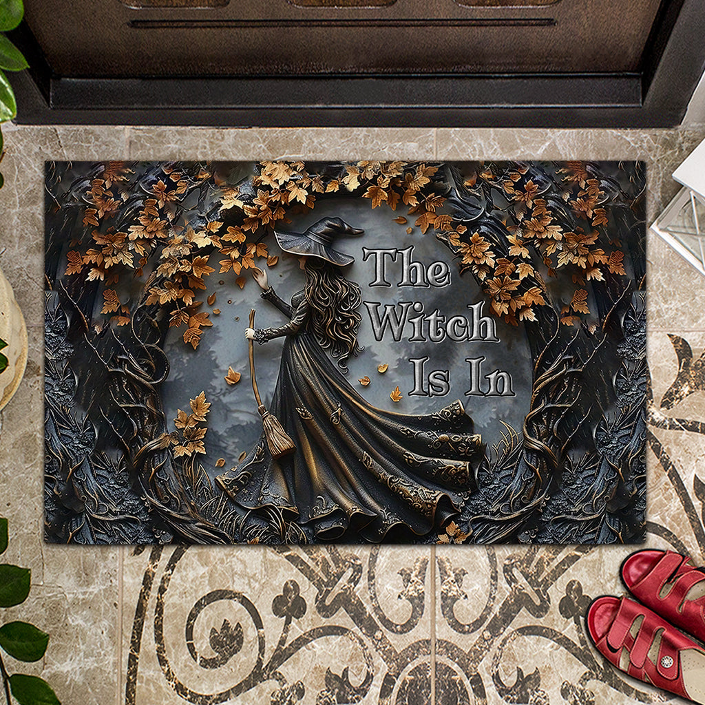 La sorcière est là - Paillasson sorcière
