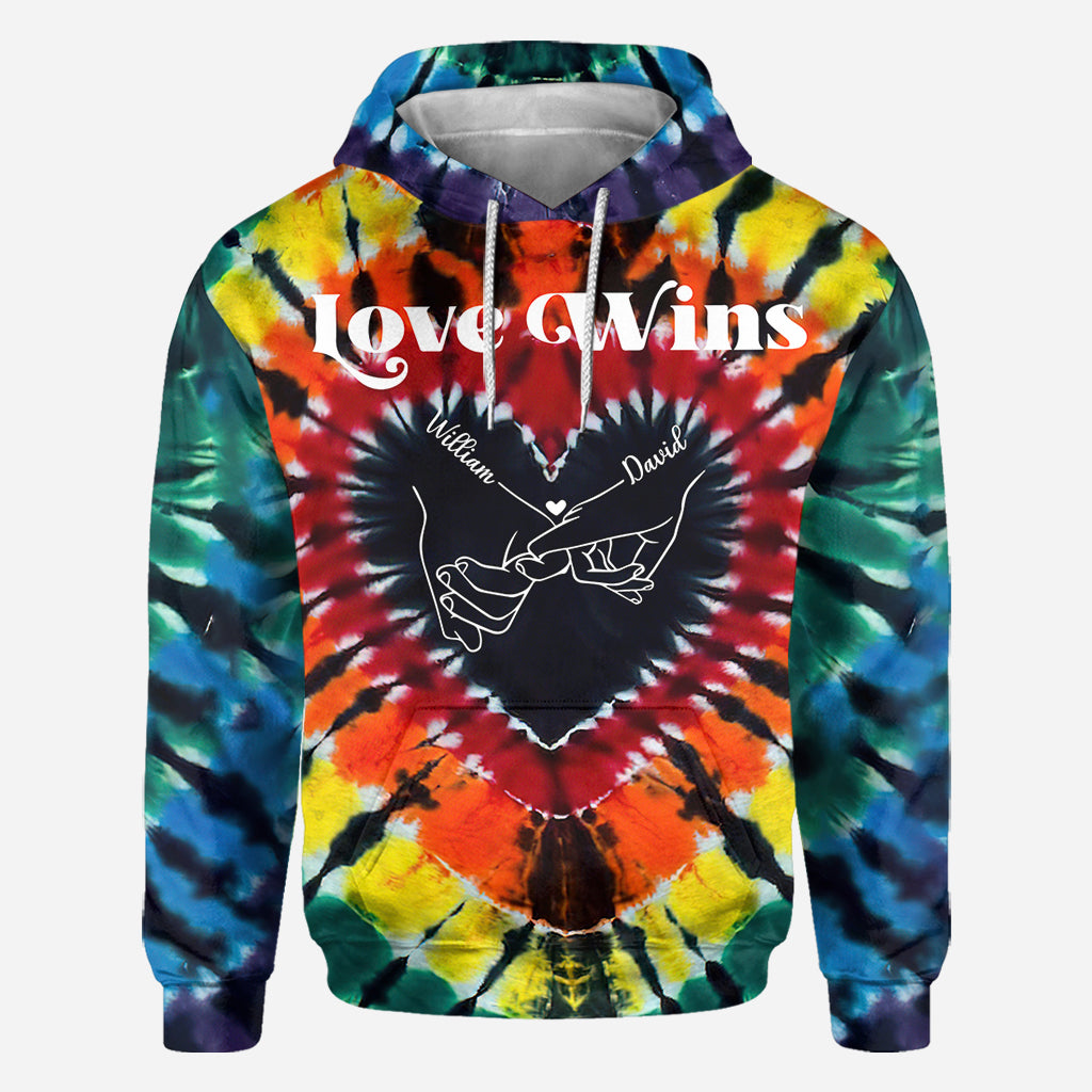 L'amour triomphe - T-shirt personnalisé de soutien LGBT