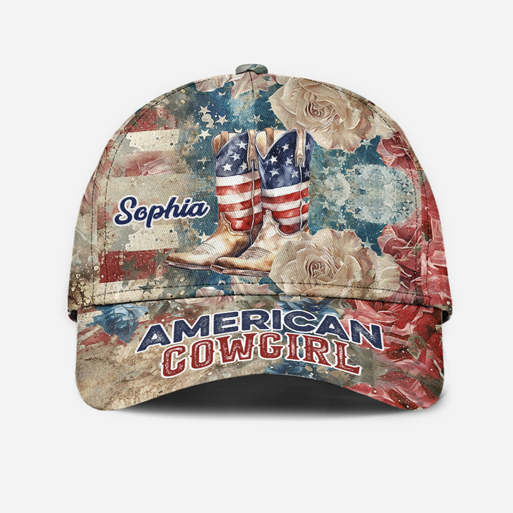 American Cowgirl - Personalized Country Girl Classic Cap