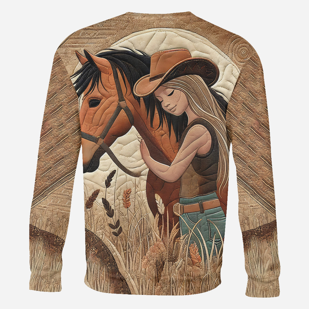 Amoureux des chevaux - T-shirt personnalisé avec motif cheval