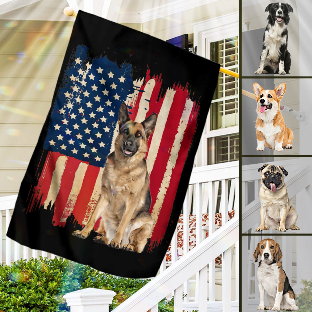 Drapeau pour chiot - Drapeau personnalisé pour niche pour chien