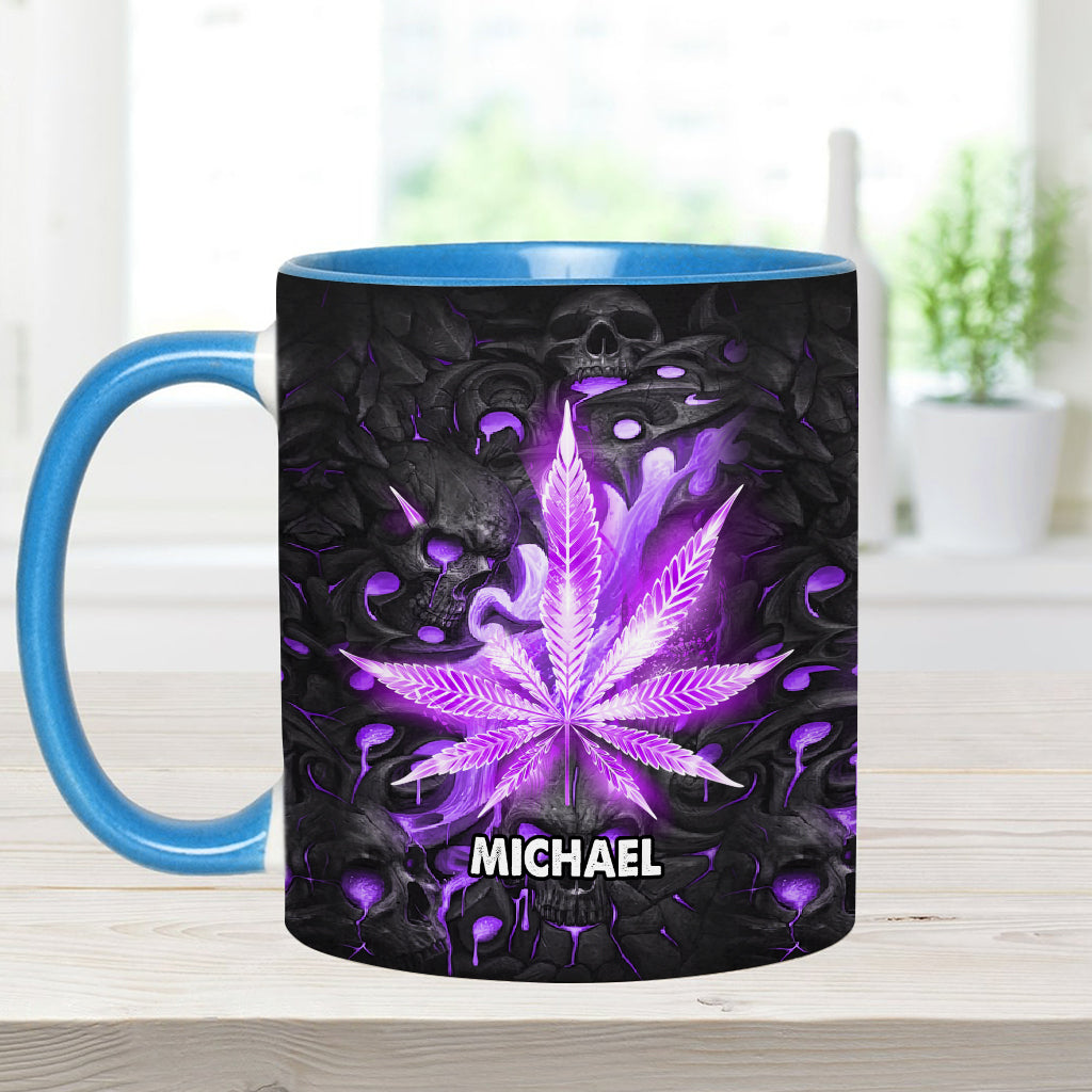 Libérez votre esprit - Mug personnalisé à motif cannabis