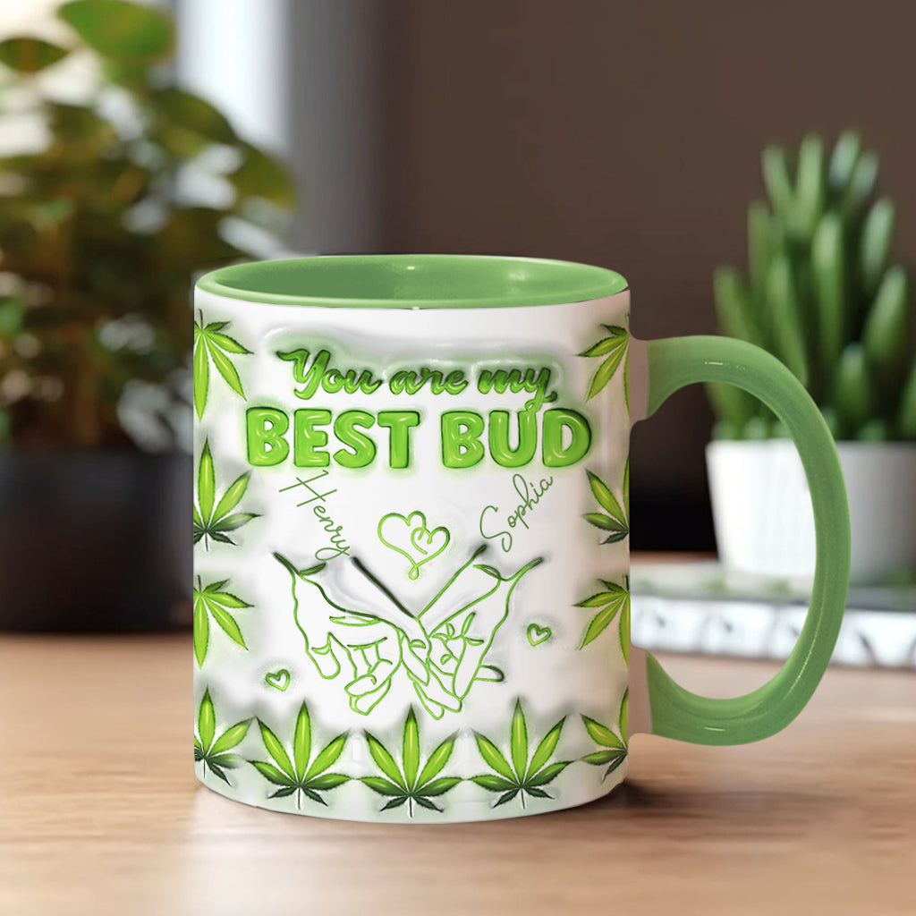 Tu es mon meilleur pote - Mug personnalisé avec une touche cannabis