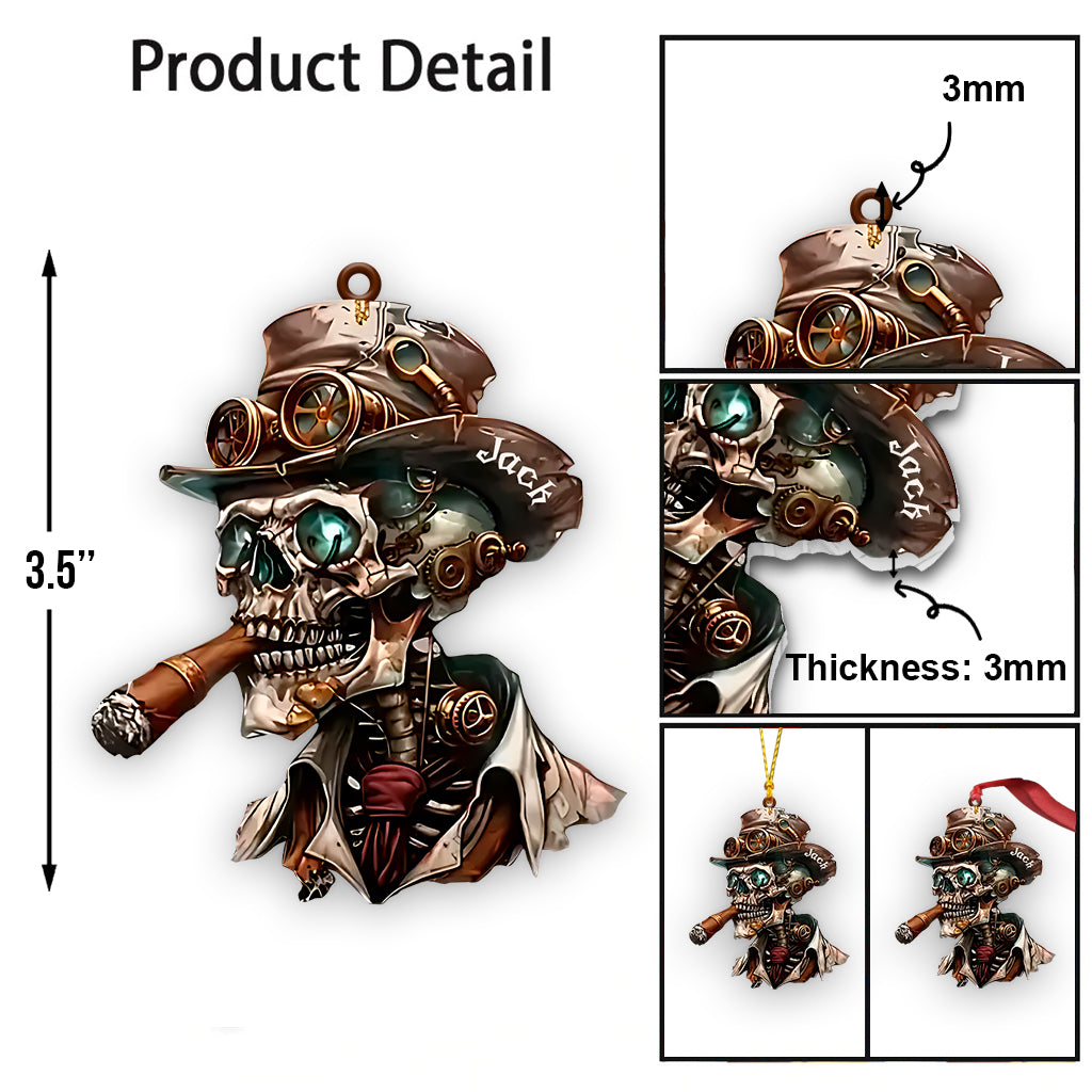 Spooky Skull - Personalized Skull Ornament