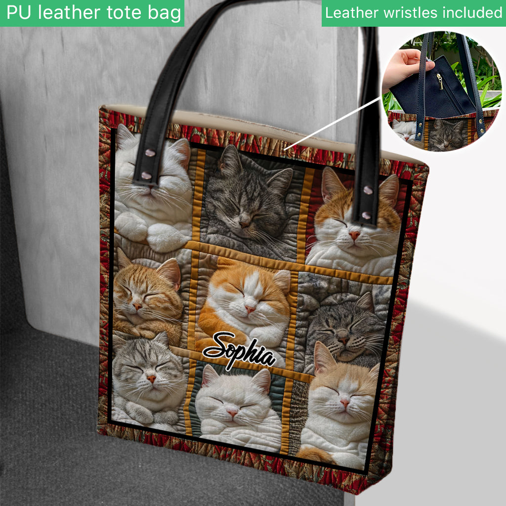 Chats mignons - Sac fourre-tout personnalisé pour chats