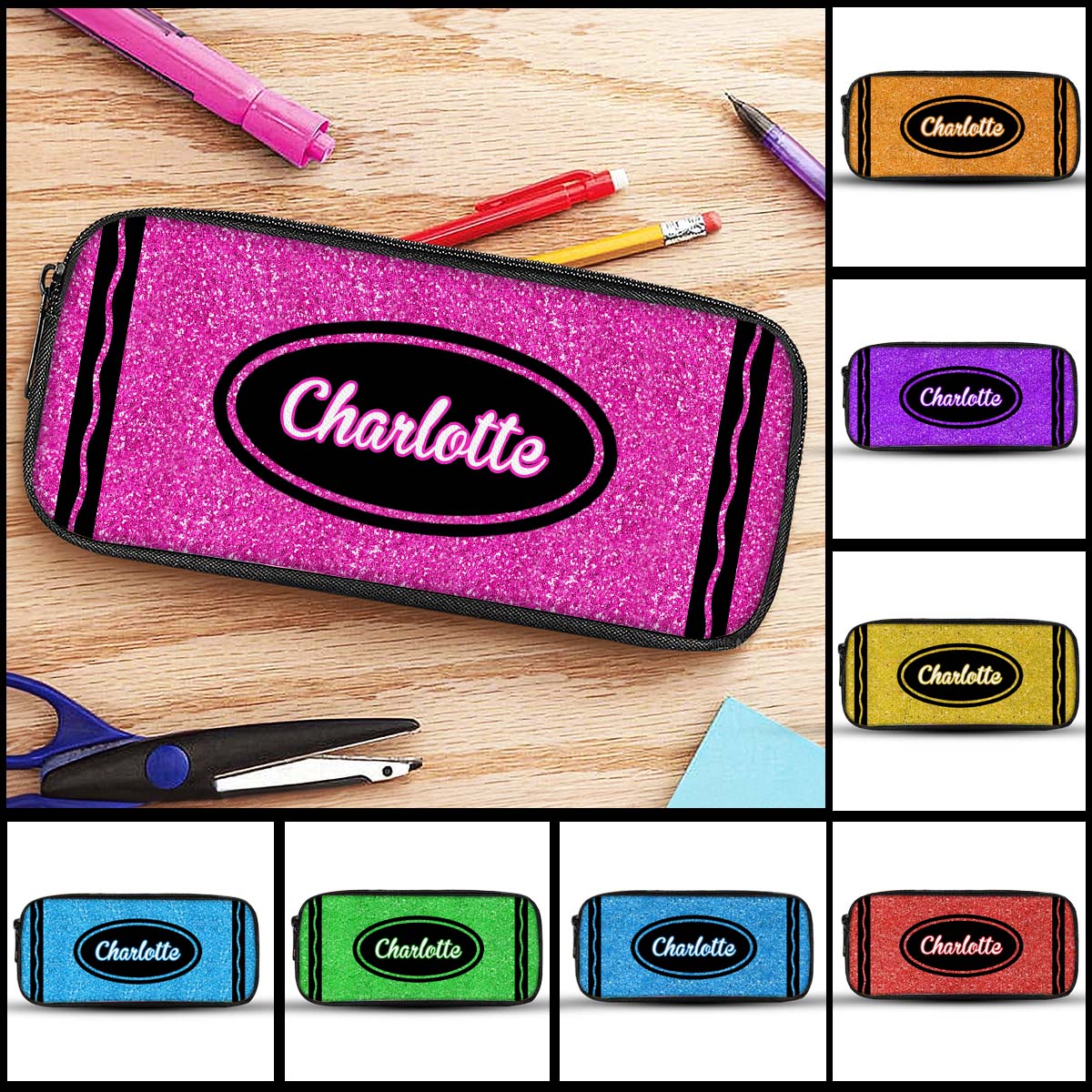 Trousse à crayons personnalisée pour enseignants - Crayon de couleur