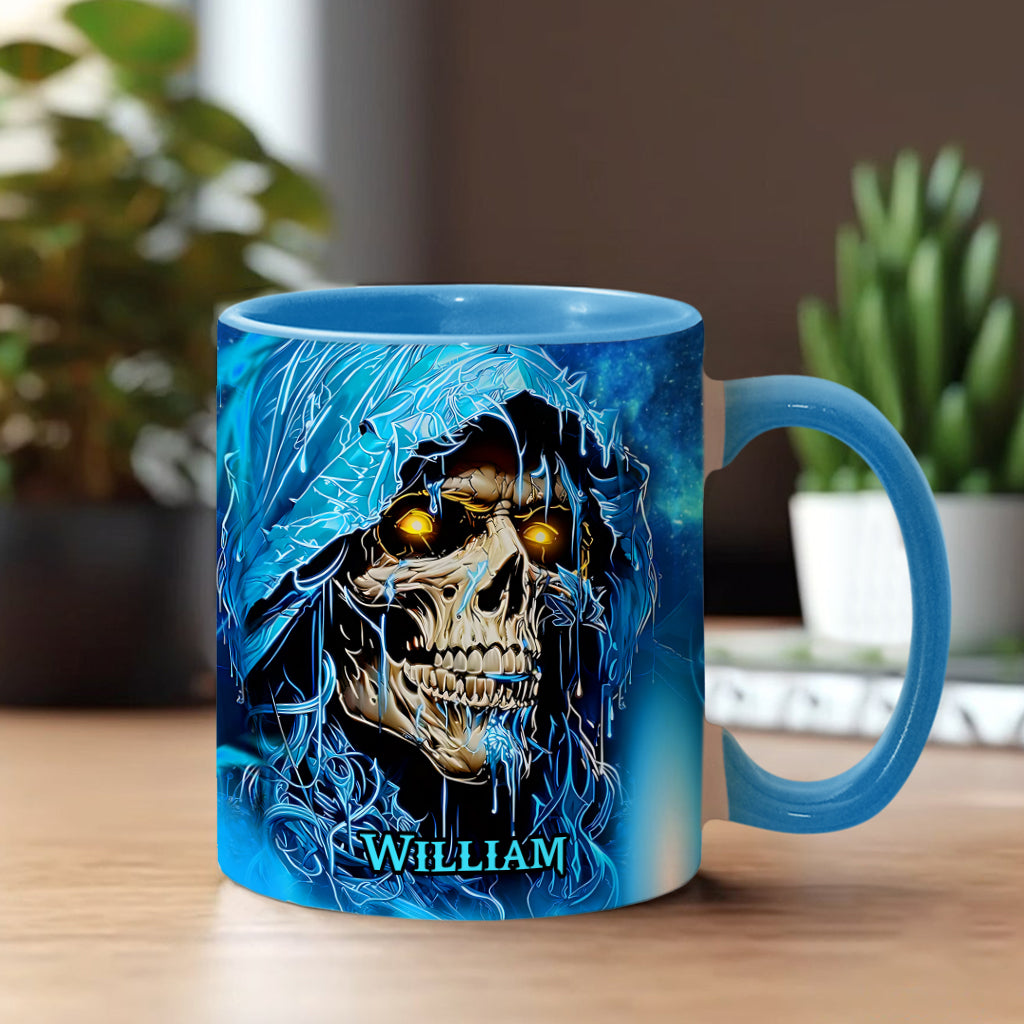 Mug personnalisé à motif crâne cool
