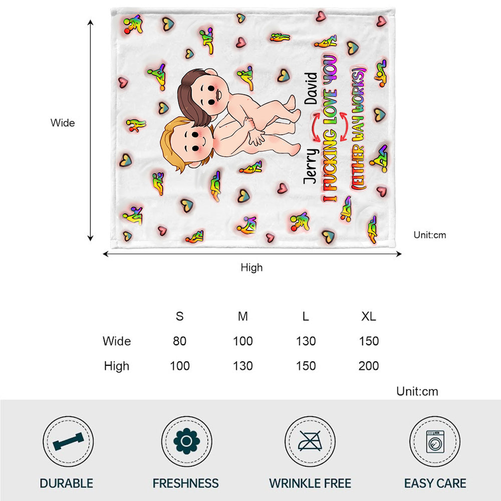 Je t'aime - Couverture de soutien LGBT personnalisée