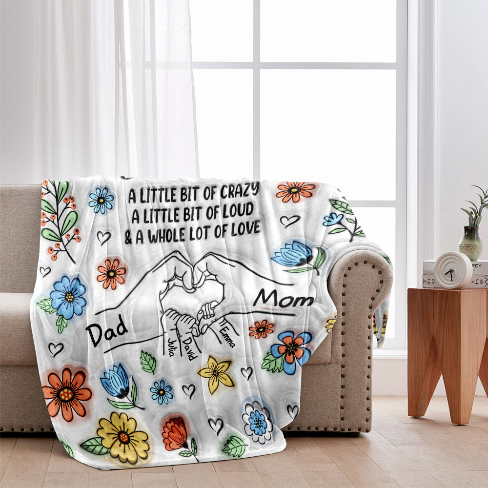 Our Family - Personalized Family Blanket