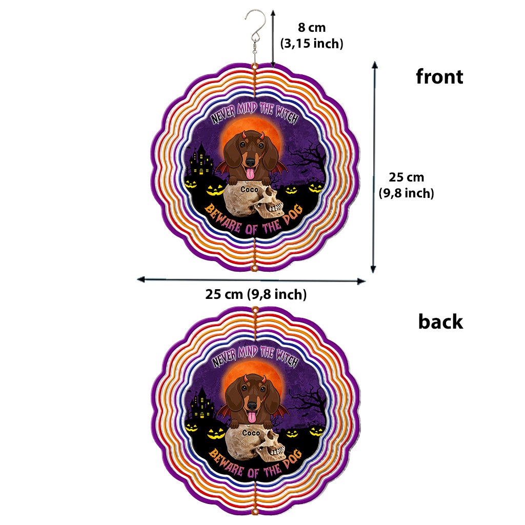 Attention aux chiens ! - Girouette personnalisée pour chiens