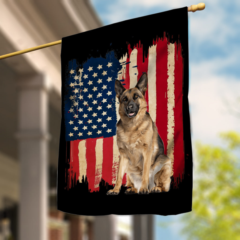 Drapeau pour chiot - Drapeau personnalisé pour niche pour chien