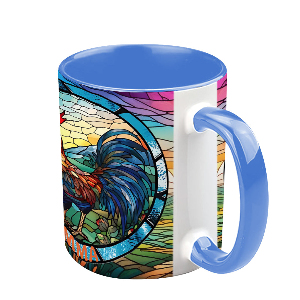 Mug personnalisé « Love Chicken » avec motif poulet