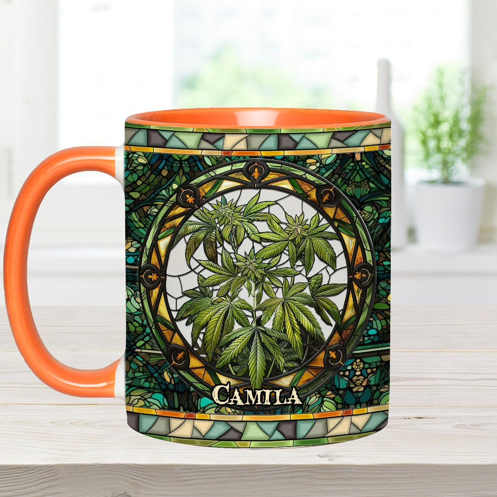Mug personnalisé « C'est 420 quelque part » avec une touche cannabis