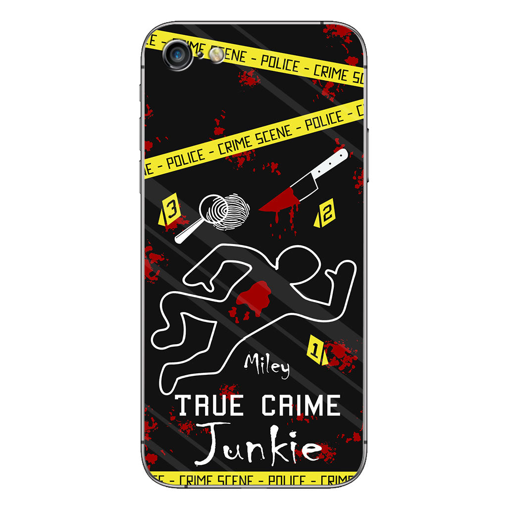 True Crime Junkie - Personalized Phone Case